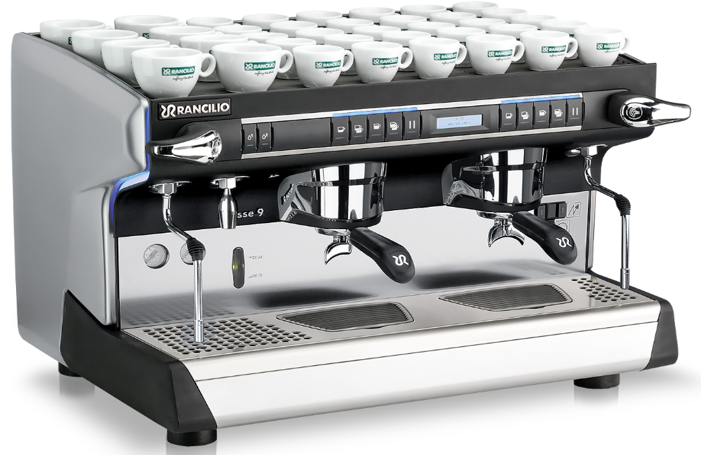 rancilio office espresso machine Classe 9 2 group